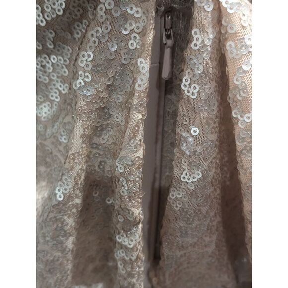 Tadashi Shoji Revin Long-Sleeve Gold Sequin Maxi Gown, 2/4 - Picture 12 of 16